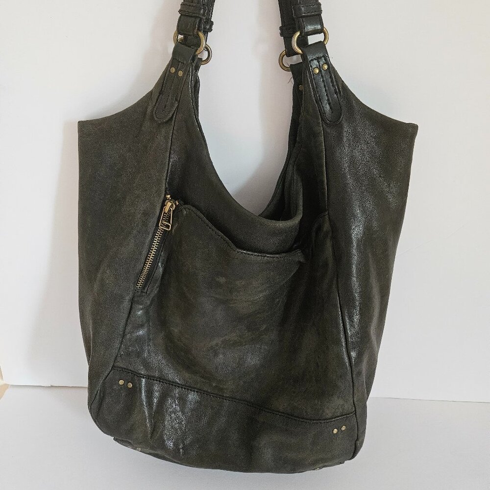 Olivia Harris by Joy Grayson Black Hobo Bag